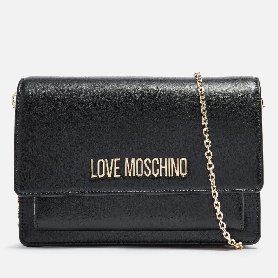 商品Love Moschino|Love Moschino Women's Logo Cross Body Bag - Black,价格¥743,第1张图片