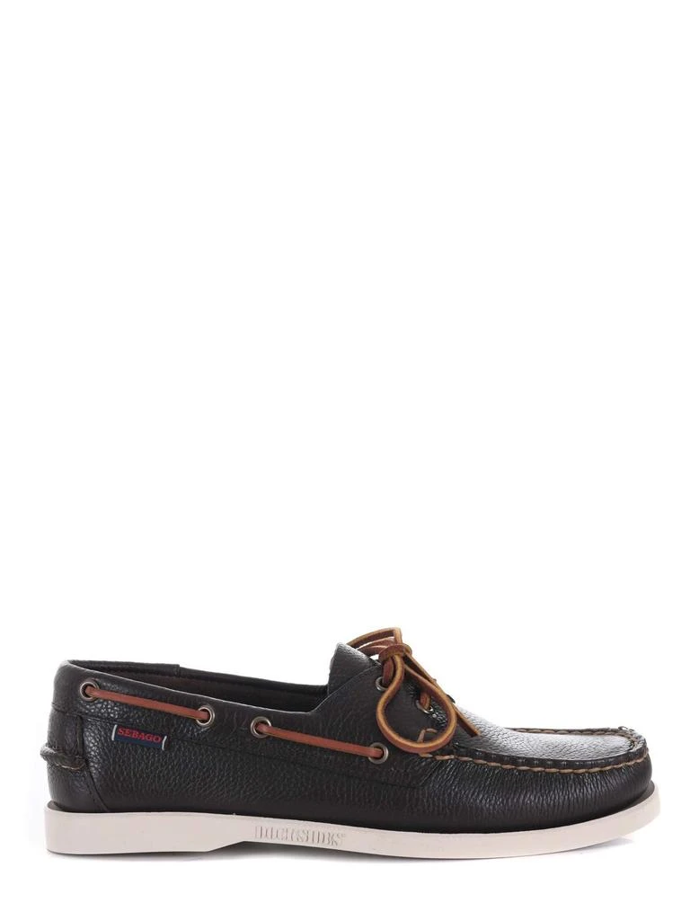 商品SEBAGO|Sebago Portland Martellato Lace-Up Flat Shoes,价格¥1213,第1张图片