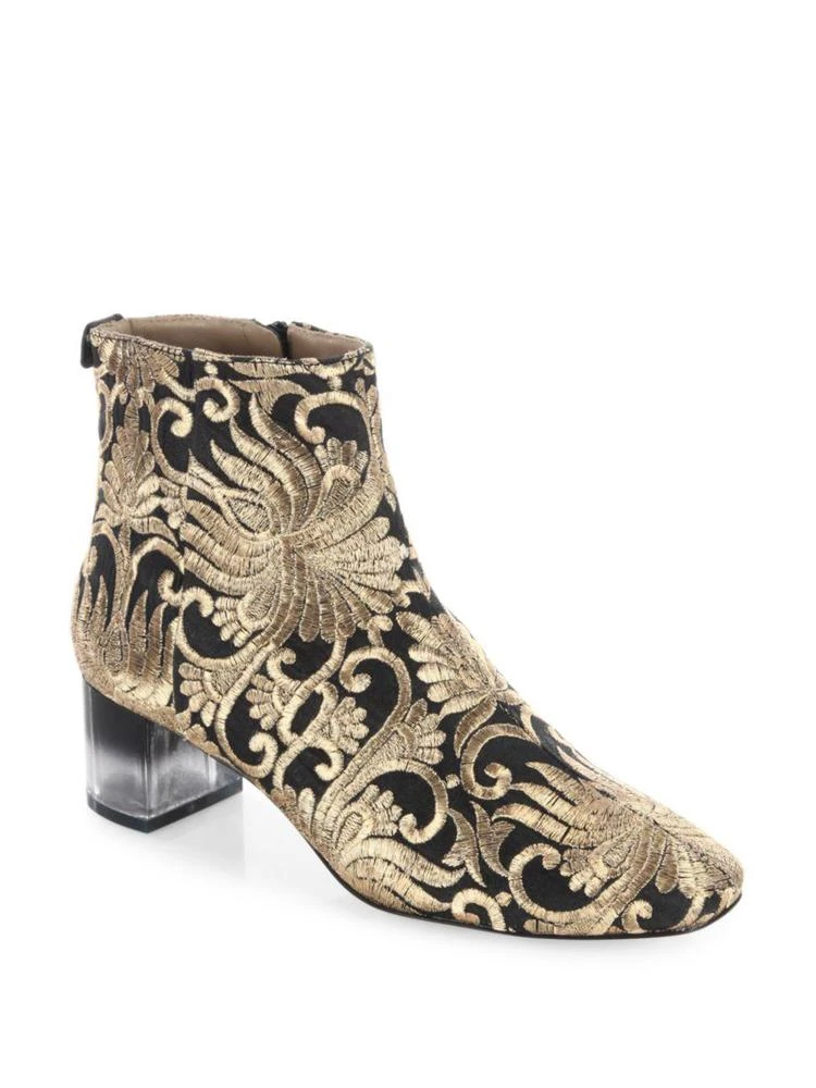 商品Tory Burch|Carlotta Embroidered Booties,价格¥1584,第1张图片