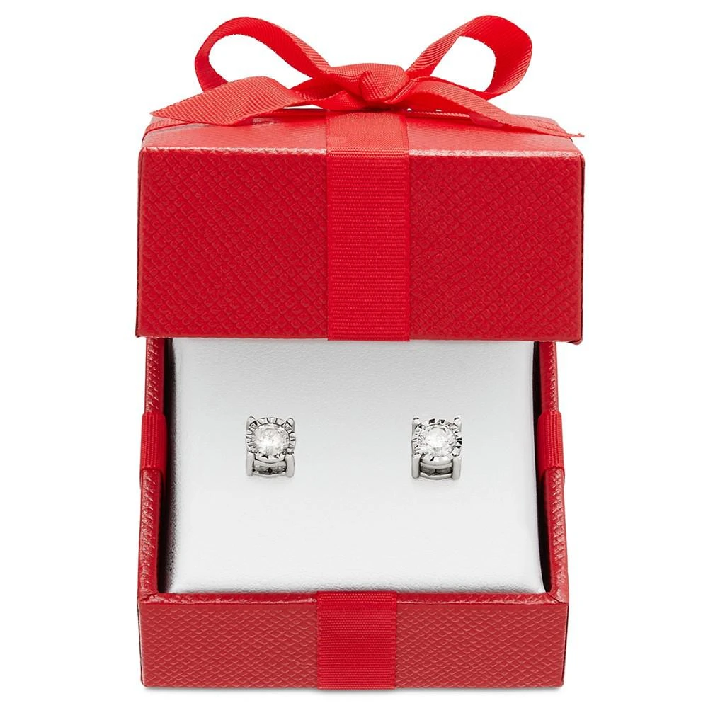 商品TruMiracle|Diamond Stud Earrings (1 ct. t.w.) in 14k White, Yellow or Rose Gold,价格¥6326,第2张图片详细描述