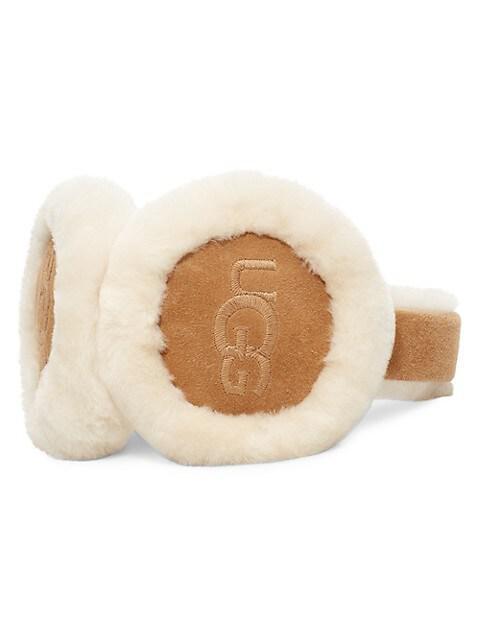 商品UGG|Sheepskin Embroidered Logo Earmuffs,价格¥590,第4张图片详细描述