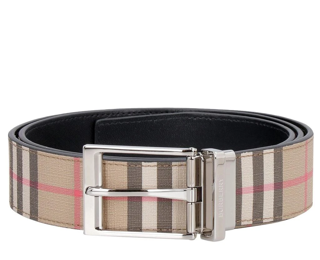 商品Burberry|Burberry Reversible Check Belt,价格¥2311,第1张图片