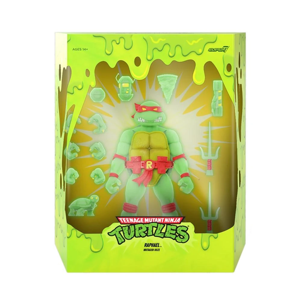 商品Super 7|Teenage Mutant Ninja Turtles Raphael Mutagen Ooze Glow 7" Ultimates, Action Figure,价格¥486,第2张图片详细描述