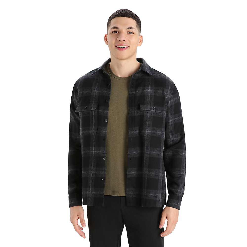 商品Icebreaker|Men's Dawnder LS Flannel Shirt Plaid,价格¥990,第2张图片详细描述