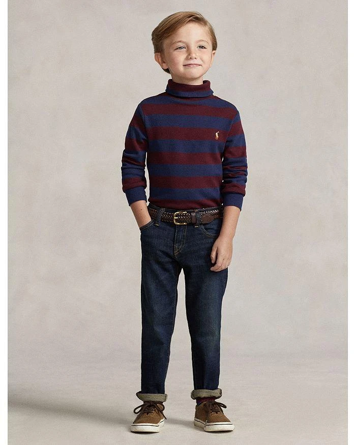 商品Ralph Lauren|Boys' Sullivan Stretch Slim Fit Jeans in Adams Wash - Little Kid, Big Kid,价格¥414,第3张图片详细描述