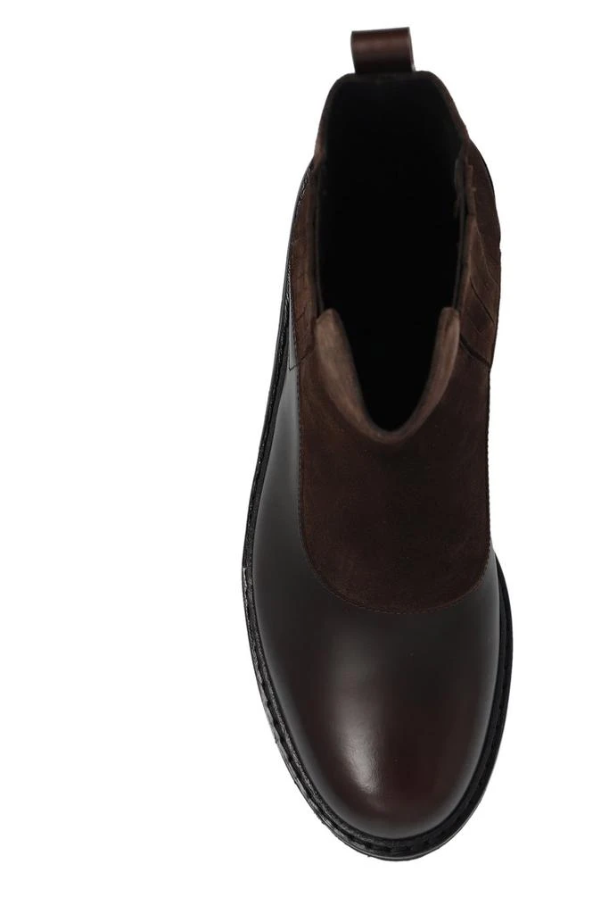 商品Giorgio Armani|Giorgio Armani Round Toe Ankle Boots,价格¥6613,第4张图片详细描述