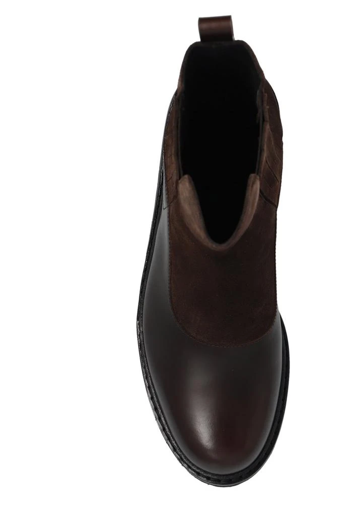 商品Giorgio Armani|Giorgio Armani Round Toe Ankle Boots,价格¥5575,第4张图片详细描述