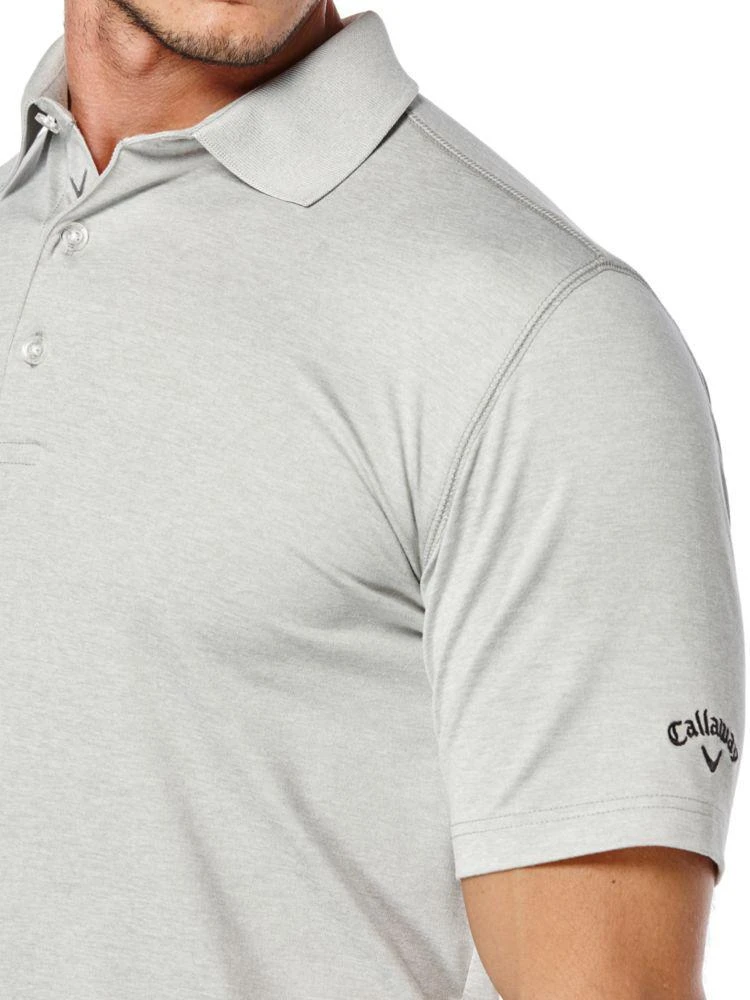 商品Callaway Big And Tall|Big & Tall Short Sleeve Opti-Stretch Golf Performance Heather Polo Shirt,价格¥266,第4张图片详细描述