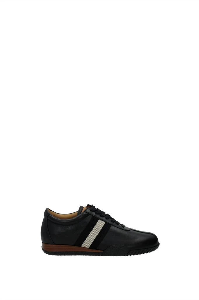 商品Bally|Sneakers Leather Black,价格¥1138,第1张图片