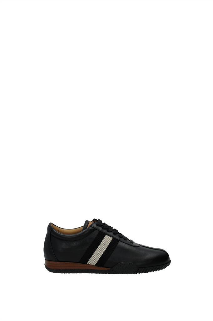 商品Bally|Sneakers Leather Black,价格¥1042,第1张图片