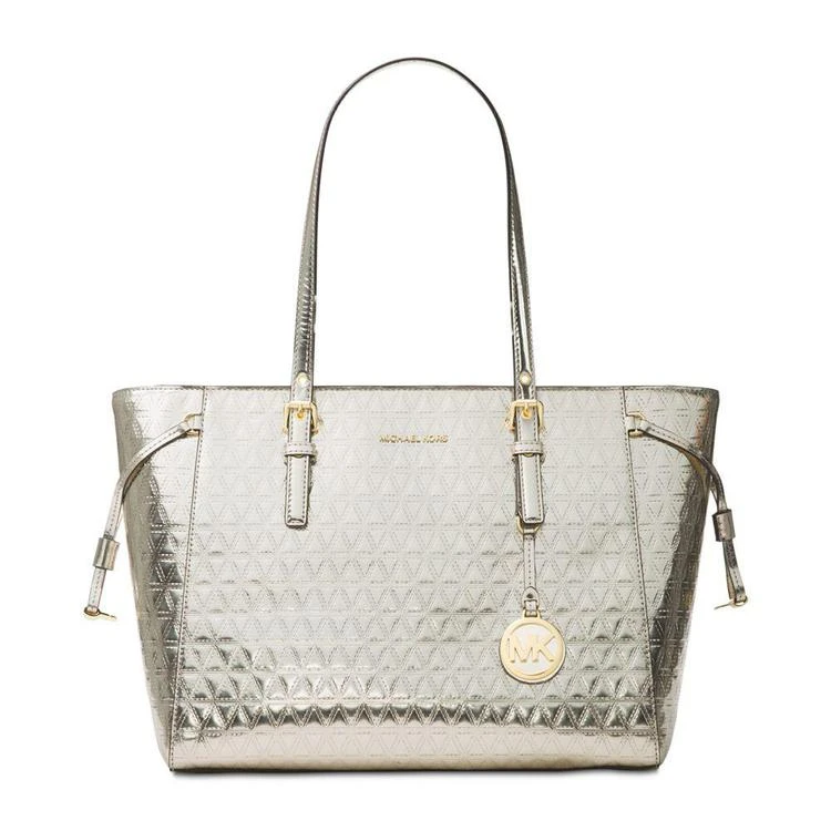 商品Michael Kors|MICHAEL  Voyager Specchio Multi-Function Top Zip Medium Tote,价格¥866,第1张图片