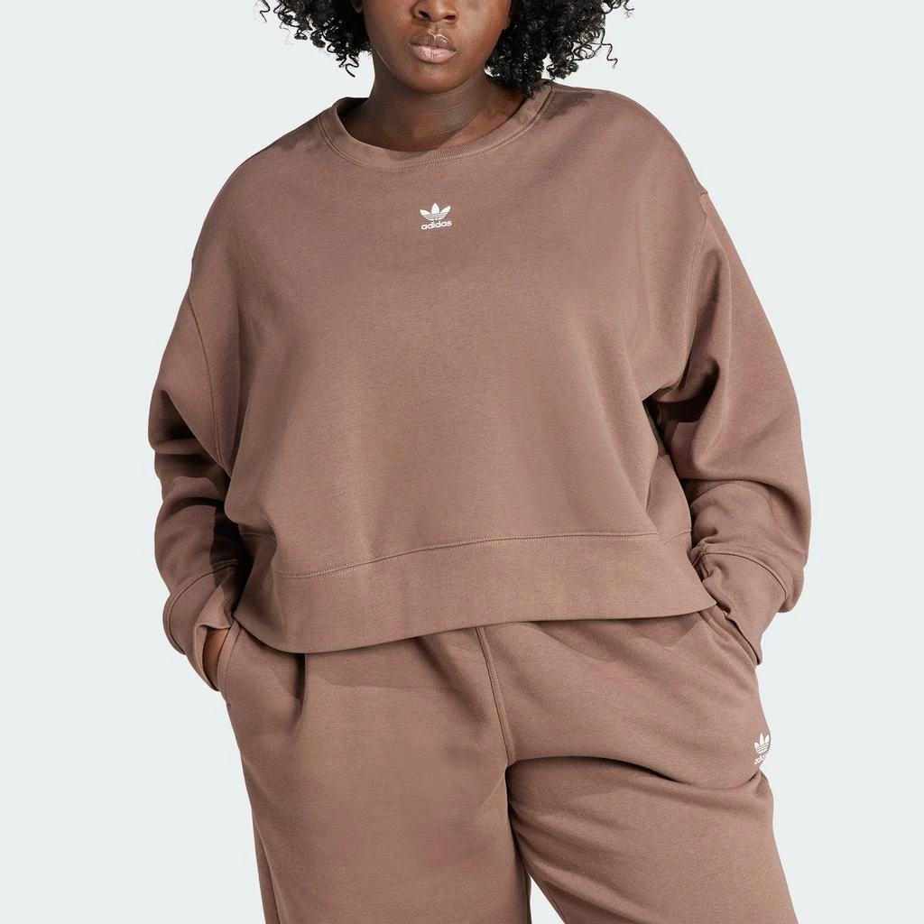 Women's adidas Adicolor Essentials Crew Sweatshirt (Plus Size) 商品