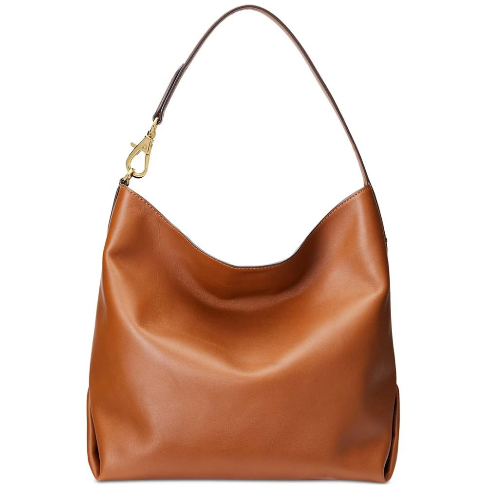 商品Ralph Lauren|Kassie Large Leather Shoulder Bag,价格¥3542,第1张图片
