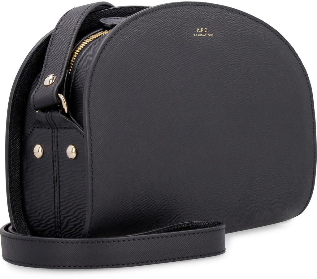 A.P.C. Demi-lune Leather Crossbody Bag商品第3张图片规格展示