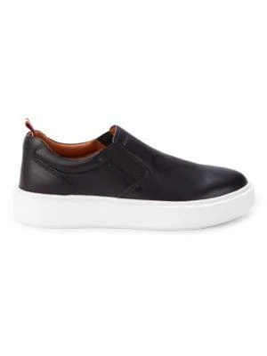 商品Bally|Leather Slip On Sneakers,价格¥2201,第1张图片