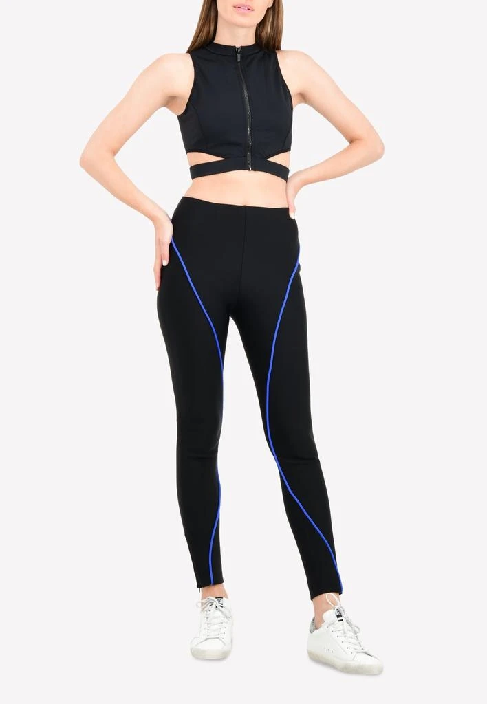 商品CUSHNIE|Cut-Out Mesh Combo Bra Top,价格¥785,第3张图片详细描述