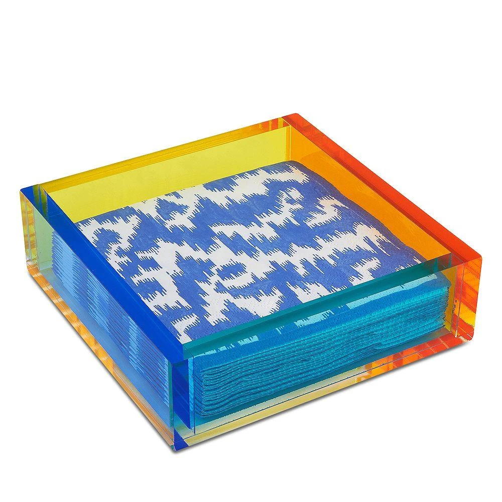 商品Tizo|Lucite Multicolor Cocktail Napkin Tray,价格¥313,第1张图片