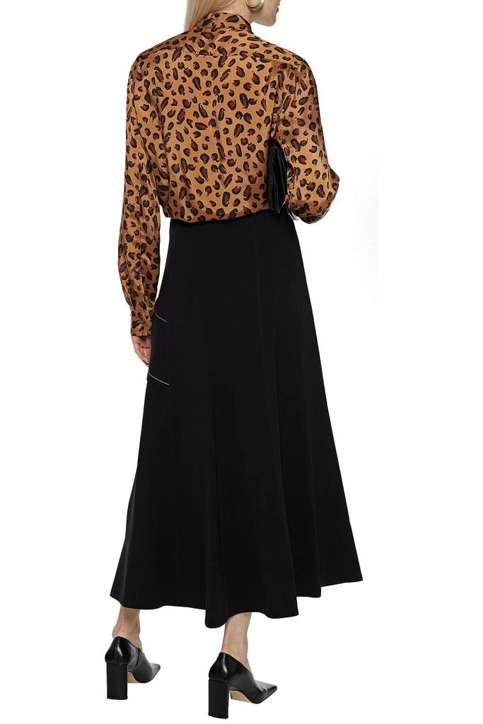 商品ROSETTA GETTY|Leopard-print satin-twill shirt,价格¥1381,第1张图片