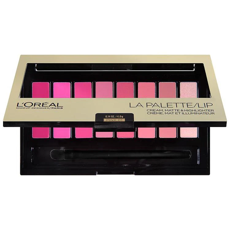 商品L'Oreal Paris|L'Oreal Paris Colour Riche La Palette Lip Pink,价格¥141,第1张图片