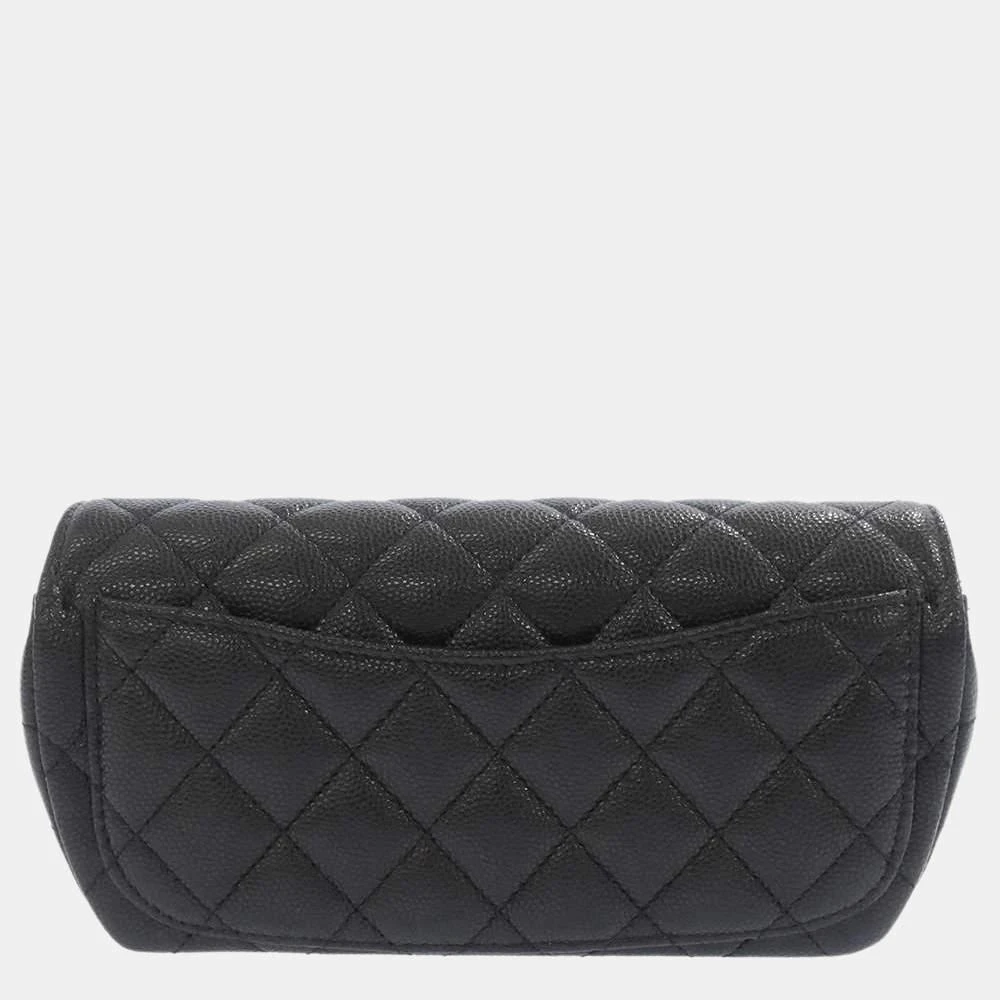 商品[二手商品] Chanel|Chanel Black Caviar Leather Classic Glasses Case,价格¥18705,第3张图片详细描述