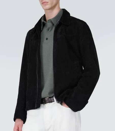 商品Brioni|绒面革束腰夹克,价格¥23894,第5张图片详细描述