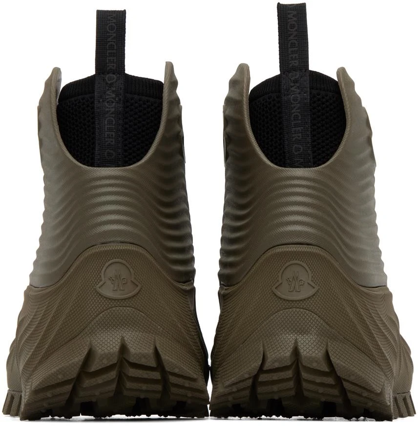 商品Moncler|Khaki Aqua High Rain Boots,价格¥4325,第2张图片详细描述