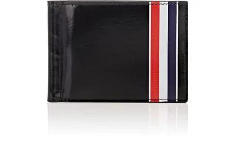 商品Thom Browne|条纹钱包附有钱夹子,价格¥2671,第1张图片