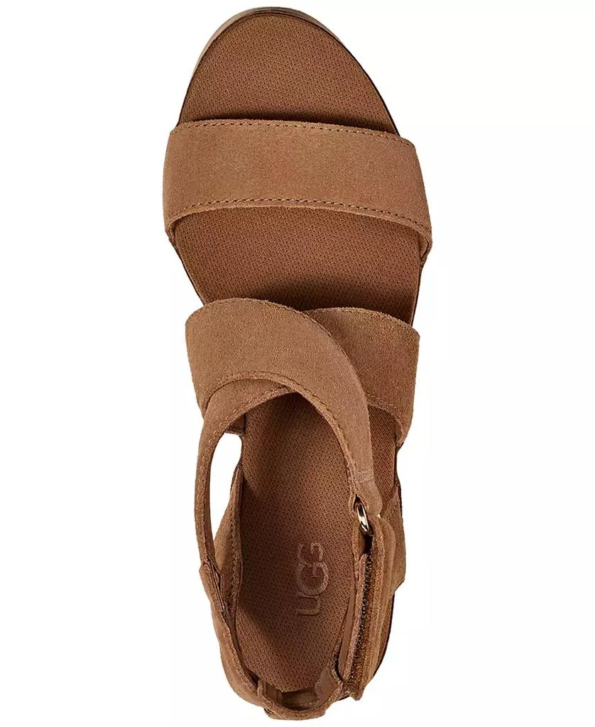 商品UGG|Women's Ileana Ankle-Strap Espadrille Platform Wedge Sandals,价格¥364,第4张图片详细描述