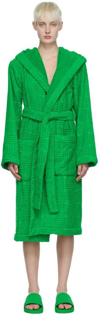商品Bottega Veneta|绿色棉质浴袍,价格¥4793,第1张图片