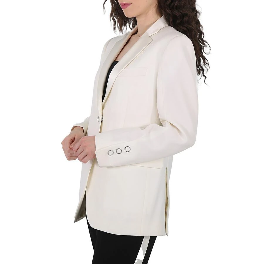 商品Burberry|Open Box - Burberry Ladies Natural White Caratown Single-Breasted Blazer,价格¥3239,第2张图片详细描述