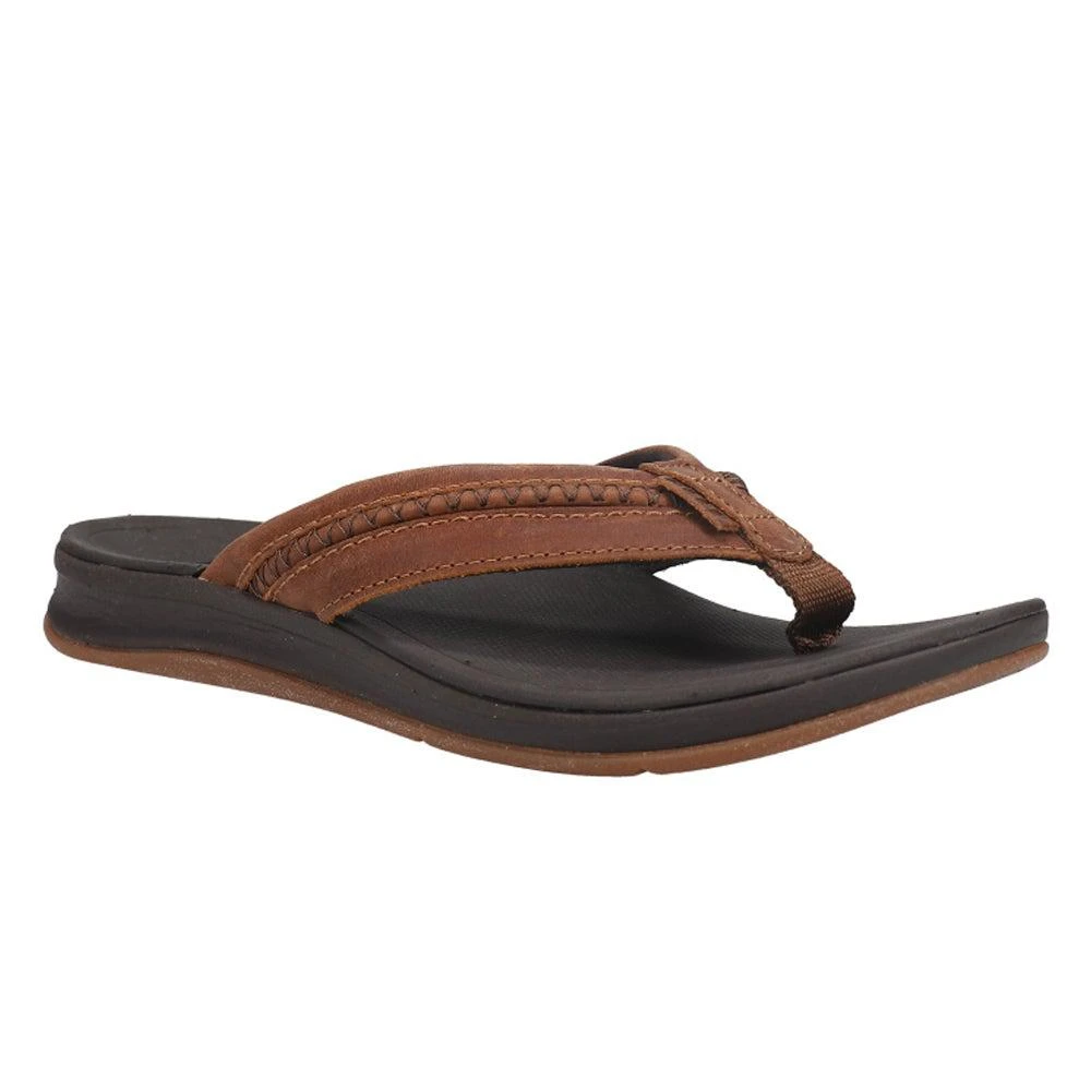 商品Reef|Leather Ortho Coast Flip Flops,价格¥568,第2张图片详细描述