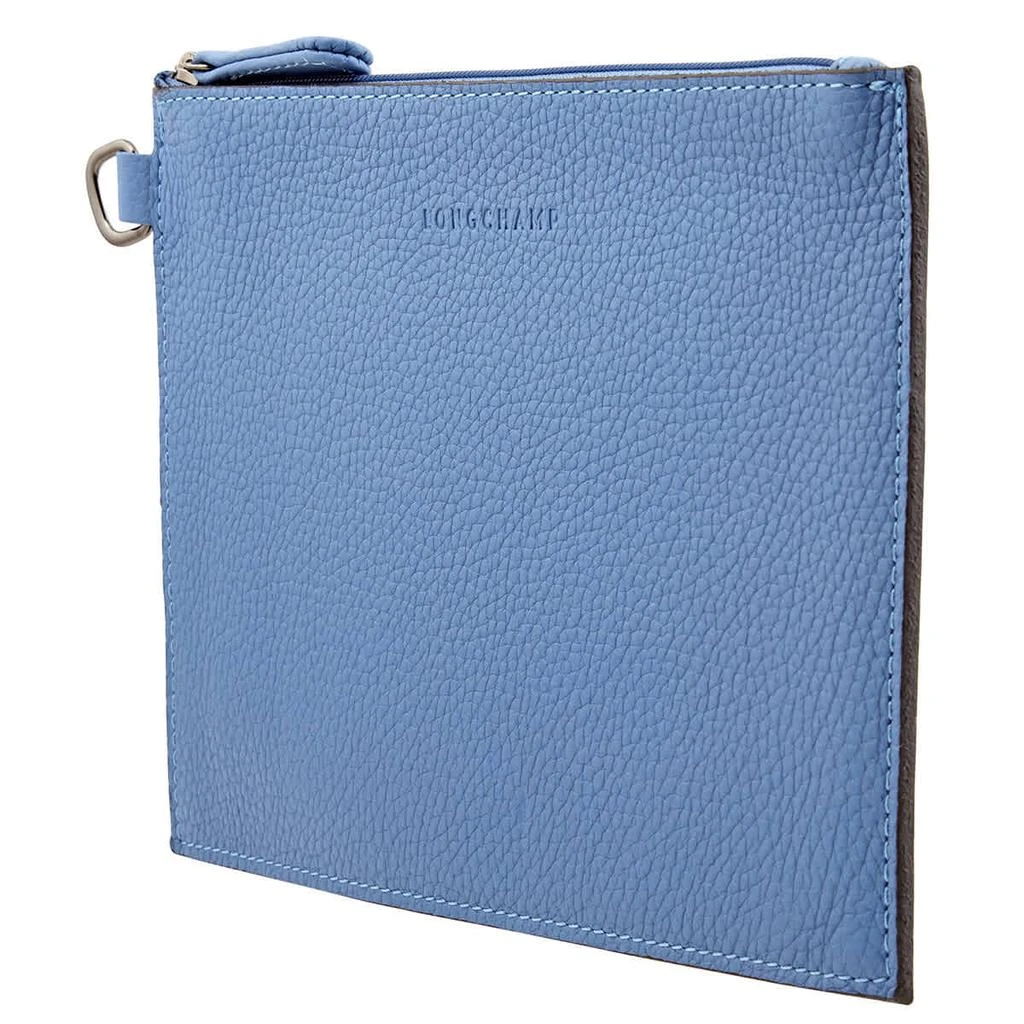 商品Longchamp|Longchamp Roseau Essential Leather Pouch - Blue,价格¥673,第1张图片