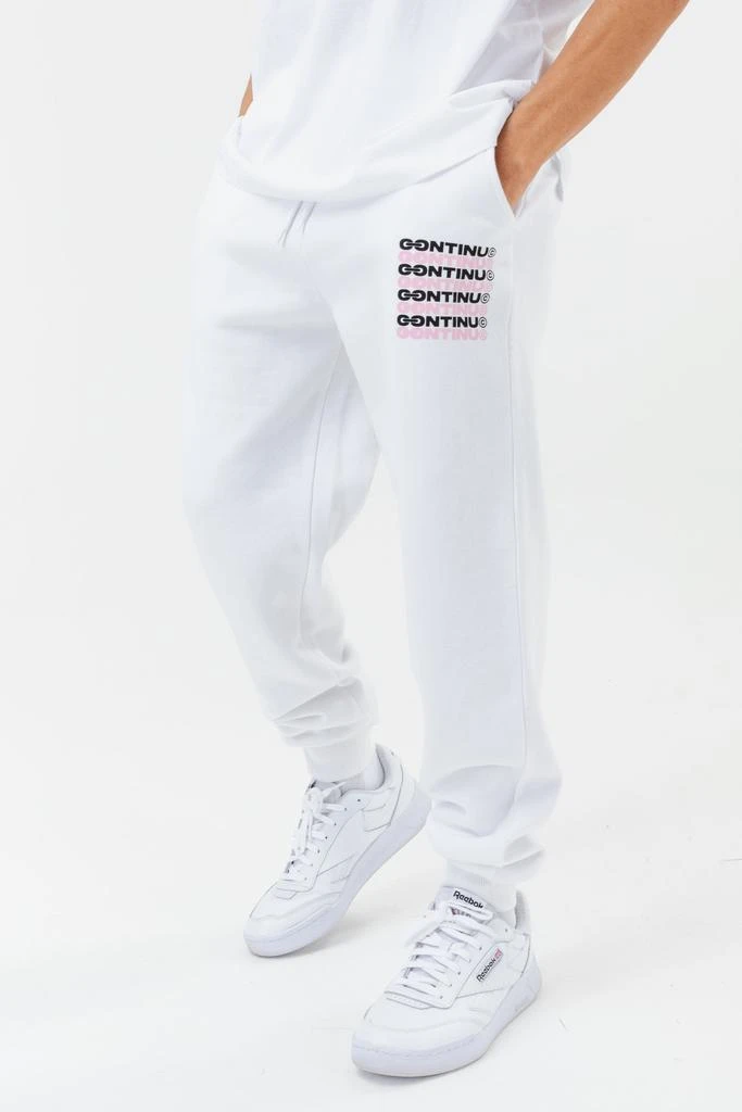 商品CONTINU8 ADULTS|CONTINU8 ADULT WHITE JOGGERS,价格¥74,第2张图片详细描述