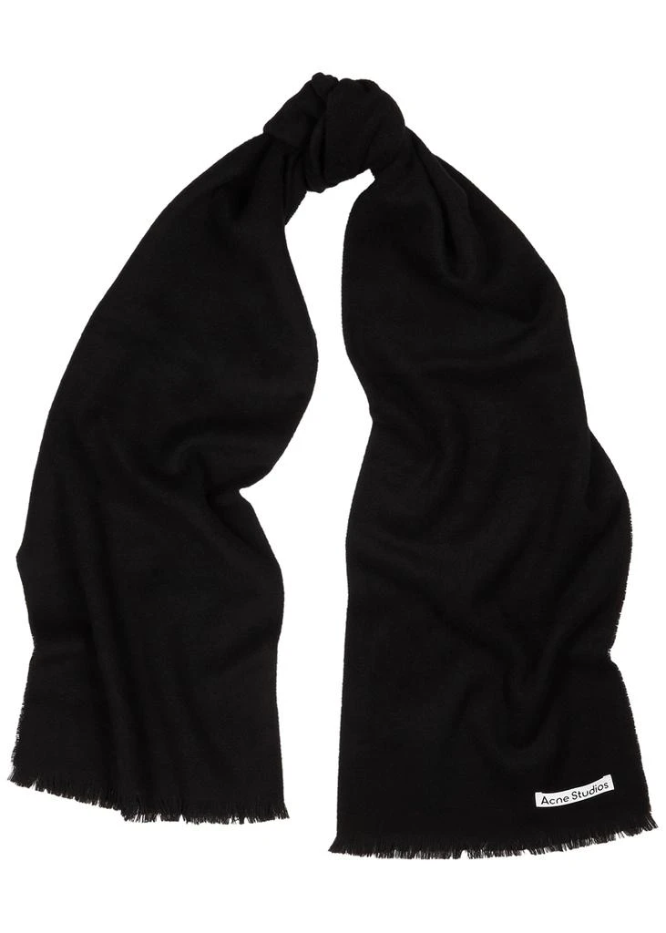 商品Acne Studios|Vernon black wool scarf,价格¥1987,第1张图片