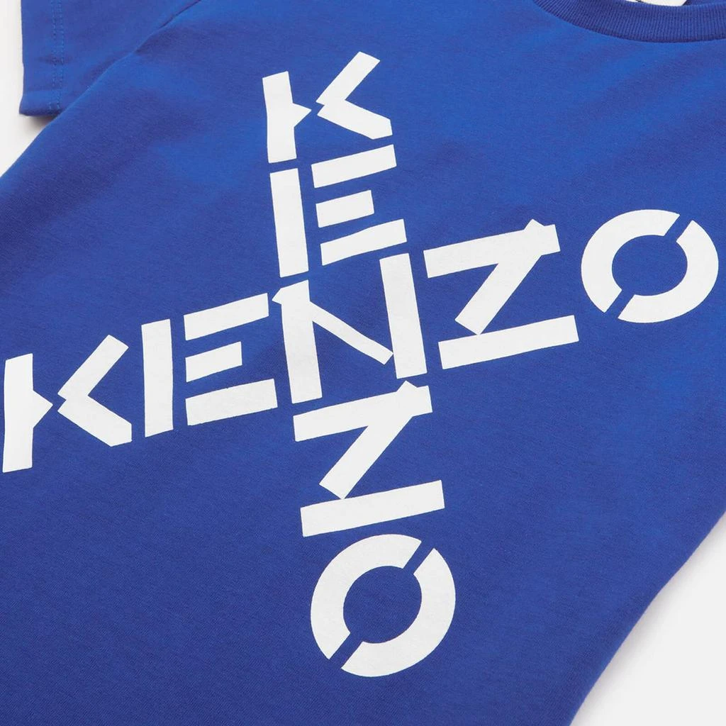 商品Kenzo|KENZO Boys' Sport Logo T-Shirt - Blue,价格¥249,第3张图片详细描述