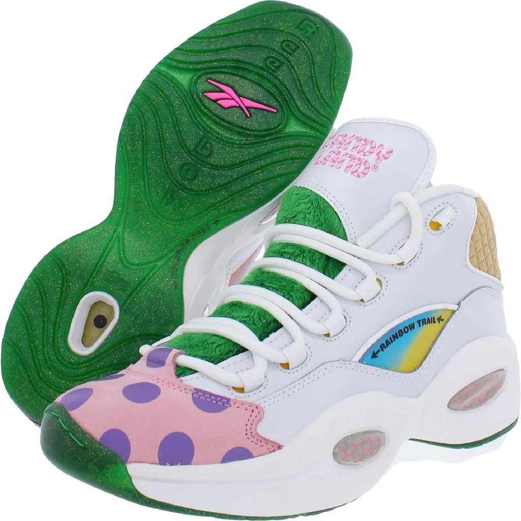 商品Reebok|Question Mid Mens Lifestyle Sneakers Basketball Shoes,价格¥855,第2张图片详细描述