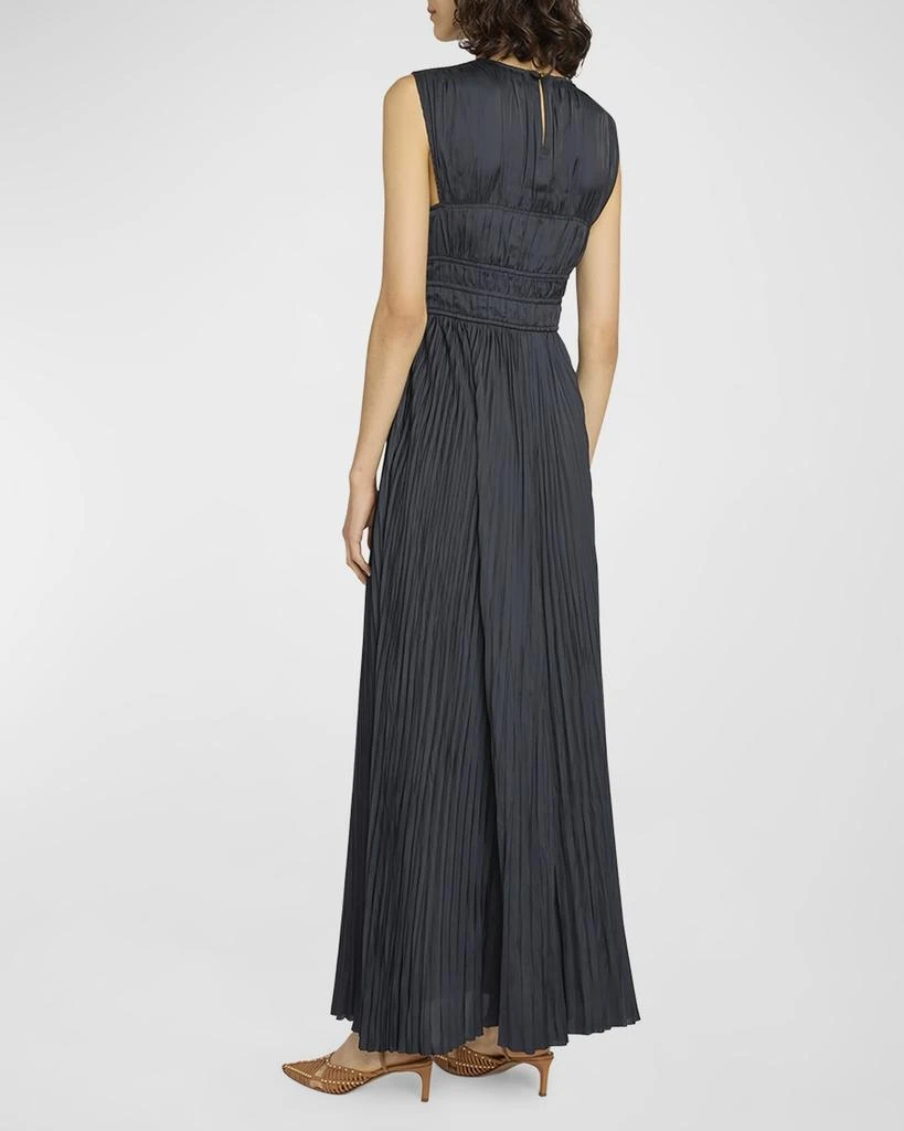 商品Ulla Johnson|Delia Sleeveless Pleated Satin Gown,价格¥4607,第4张图片详细描述