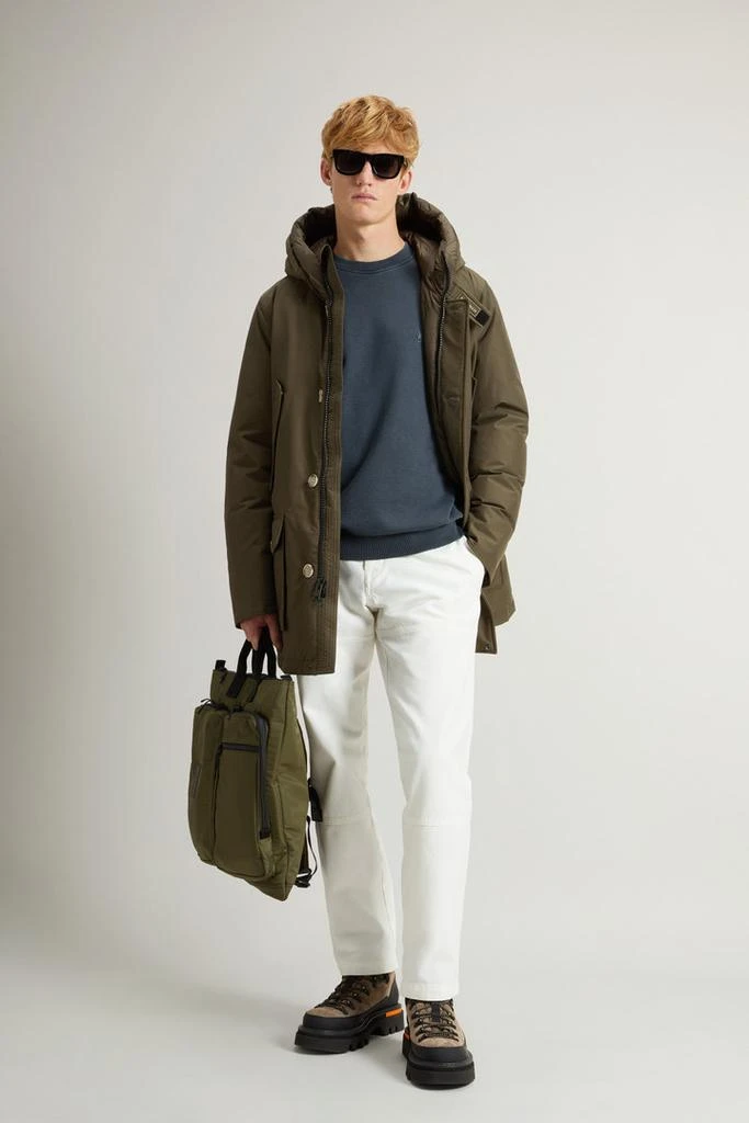 商品Woolrich|Arctic Parka in Ramar Cloth - Men - Beige,价格¥4827,第2张图片详细描述