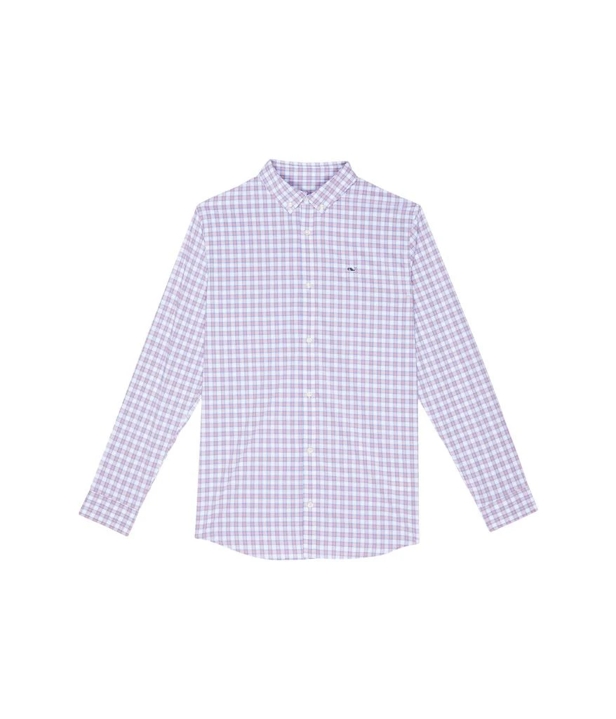 商品Vineyard Vines|Check On-The-Go Nylon Whale Shirt (Toddler/Little Kids/Big Kids),价格¥197,第1张图片