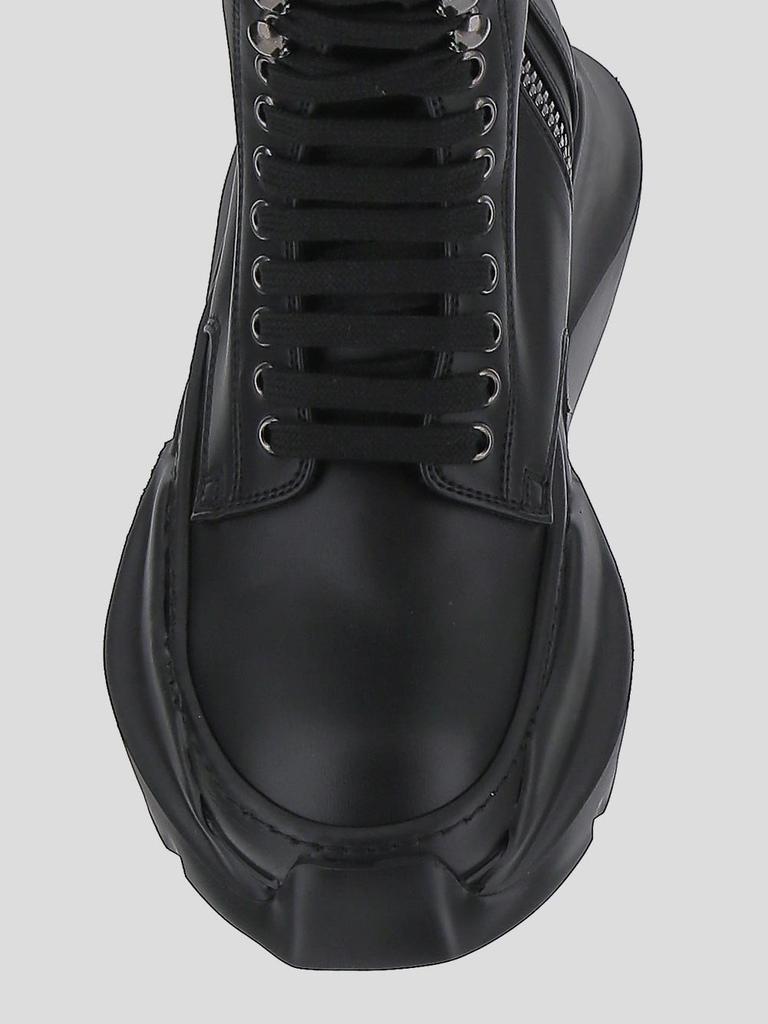 Rick Owens DRKSHDW Lace-Up Round Toe Ankle Boots商品第4张图片规格展示