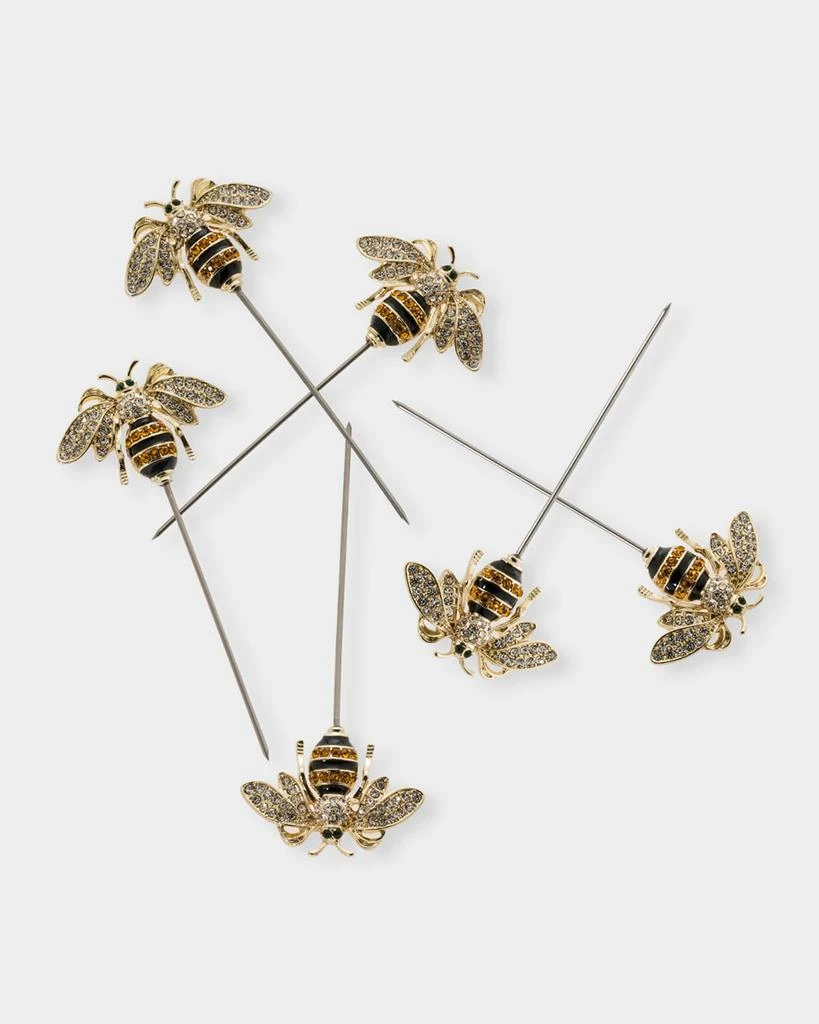 商品Joanna Buchanan|Bee Cocktail Picks, Set of 6,价格¥762,第1张图片