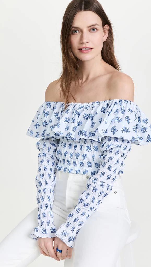 商品CAROLINE CONSTAS|CAROLINE CONSTAS Lydia 上衣,价格¥2036,第2张图片详细描述