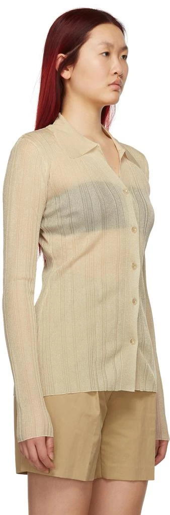 商品Low Classic|Beige Slim Sparkling Shirt,价格¥857,第2张图片详细描述