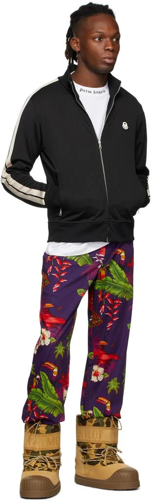 商品Moncler|8 Moncler Palm Angels Black Jersey Jacket,价格¥5968,第4张图片详细描述