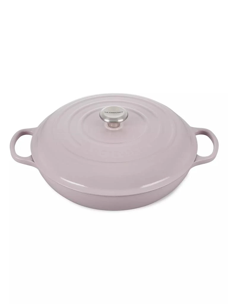商品Le Creuset|5-Quart Signature Cast Iron Braiser,价格¥3096,第1张图片