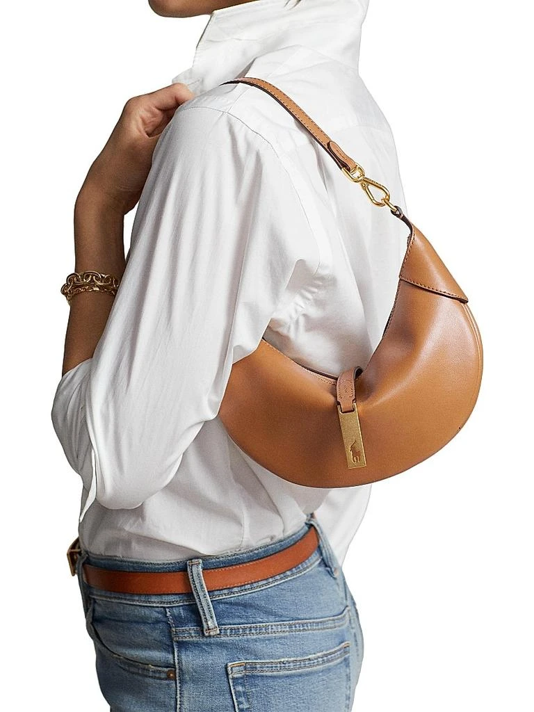商品Ralph Lauren|Mini Polo ID Leather Shoulder Bag,价格¥3674,第3张图片详细描述