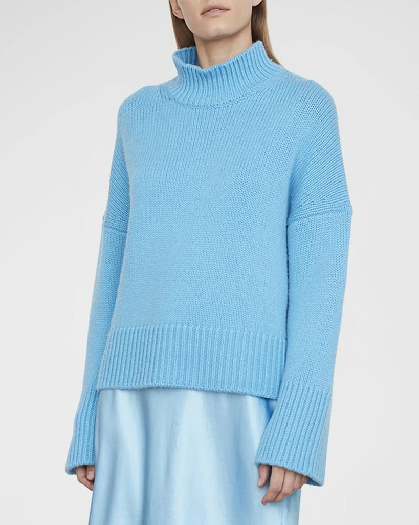 商品Vince|Ribbed Mock-Neck Drop-Shoulder Sweater,价格¥2940,第1张图片