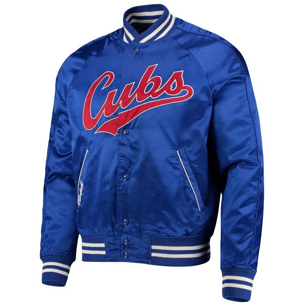 商品Ralph Lauren|Men's Royal Chicago Cubs Raglan Full-Snap Jacket,价格¥3725,第2张图片详细描述