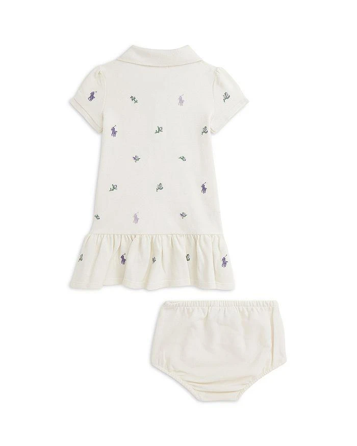 商品Ralph Lauren|Girls' Polo Pony Mesh Polo Dress & Bloomer Set - Baby,价格¥316,第2张图片详细描述