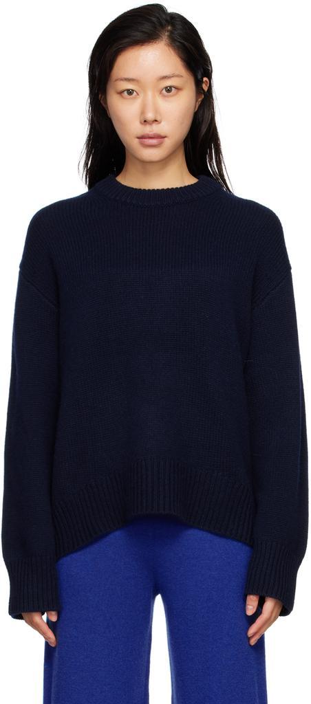 商品Lisa Yang|Navy Noor Crewneck Sweater,价格¥3762,第1张图片